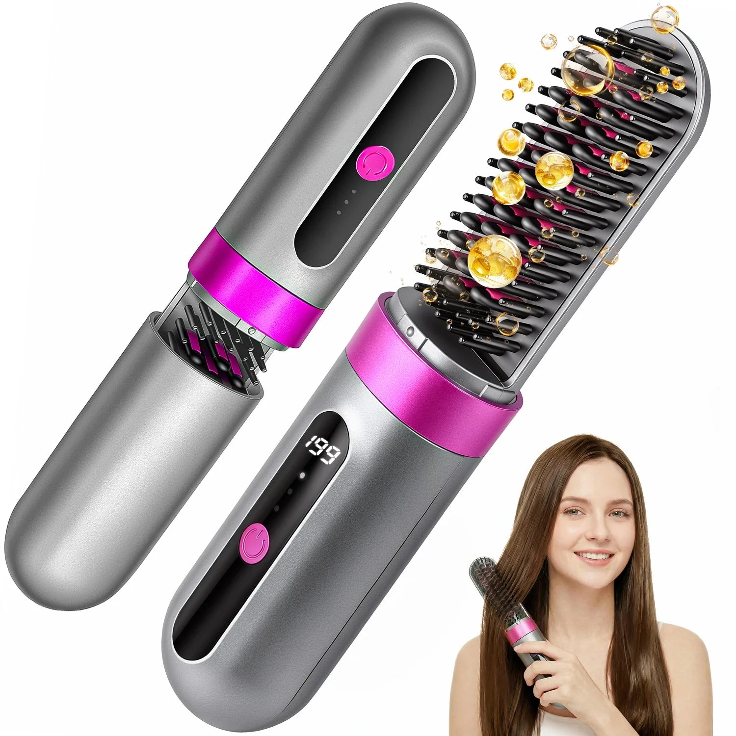 Portable Hair Styling Brush