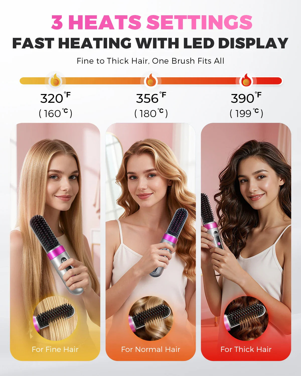 Portable Hair Styling Brush